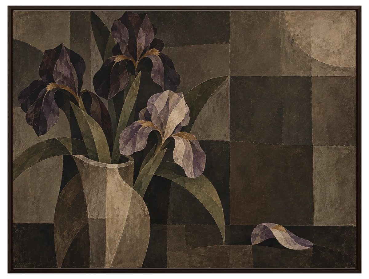 Irises in Grey