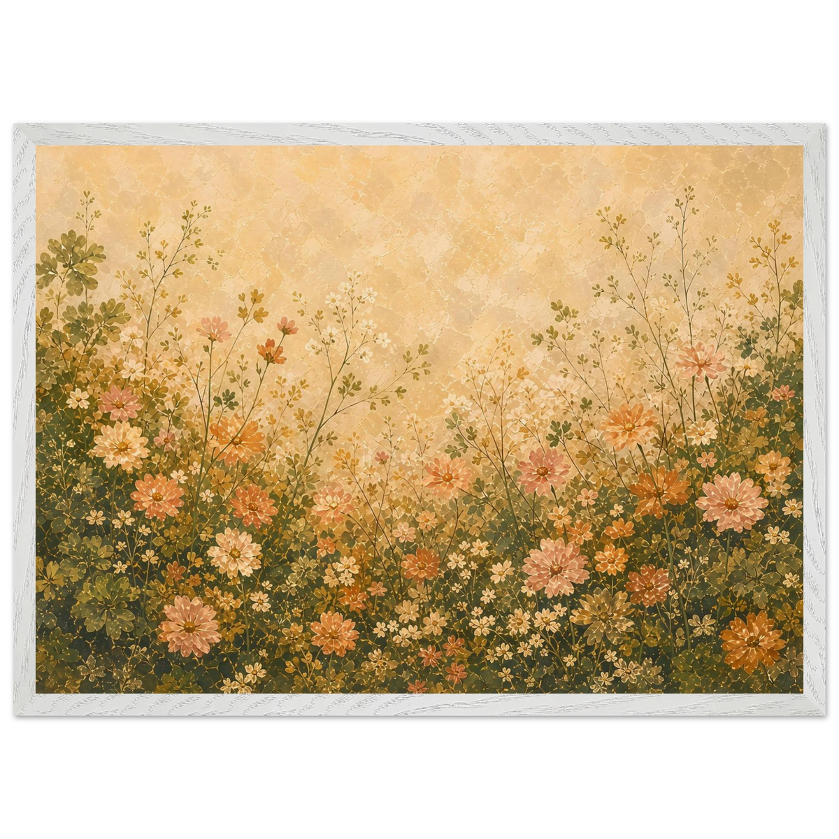 Petal Garden: flowers, botanical and abundance. Framed fine art print by The Light Stays.