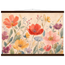 Floral Rhythm: flowers and botanical. Museum-quality fine art poster.