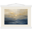 Golden Sea Mist: sea and coastal landscape. Fine art poster by The Light Stays.