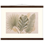 Three Leaves, botanical and nature. Archival fine art poster shown framed.