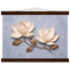 Bronze Magnolia: flowers and botanical. Fine art poster, alternate frame and size.