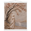 Spring Walk: impasto, lake and blossoming tree. Fine art poster by The Light Stays.