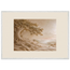 Sandstone Dawn: lumen and siena. Framed fine art print, alternate frame and size.