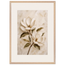 Gilded Magnolia: flowers and botanical. Museum-quality framed fine art print.