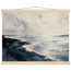Tidal Ink, sea and coastal landscape. Archival fine art poster shown framed.