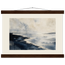 Tidal Ink: sea and coastal landscape. Museum-quality fine art poster.