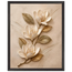 Magnolia Ascent: flowers and botanical. Museum-quality framed fine art print.