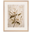 Gilded Magnolia: flowers and botanical. Framed fine art print, alternate frame and size.