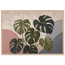 Monstera Sun: botanical and nature. Framed fine art print, alternate frame and size.