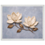 Bronze Magnolia: flowers and botanical. Framed fine art print, alternate frame and size.