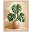 Vessel and Shadow: mediterranean and earth tones. Framed fine art print, alternate frame and size.