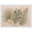 Three Leaves: botanical and nature. Museum-quality framed fine art print.