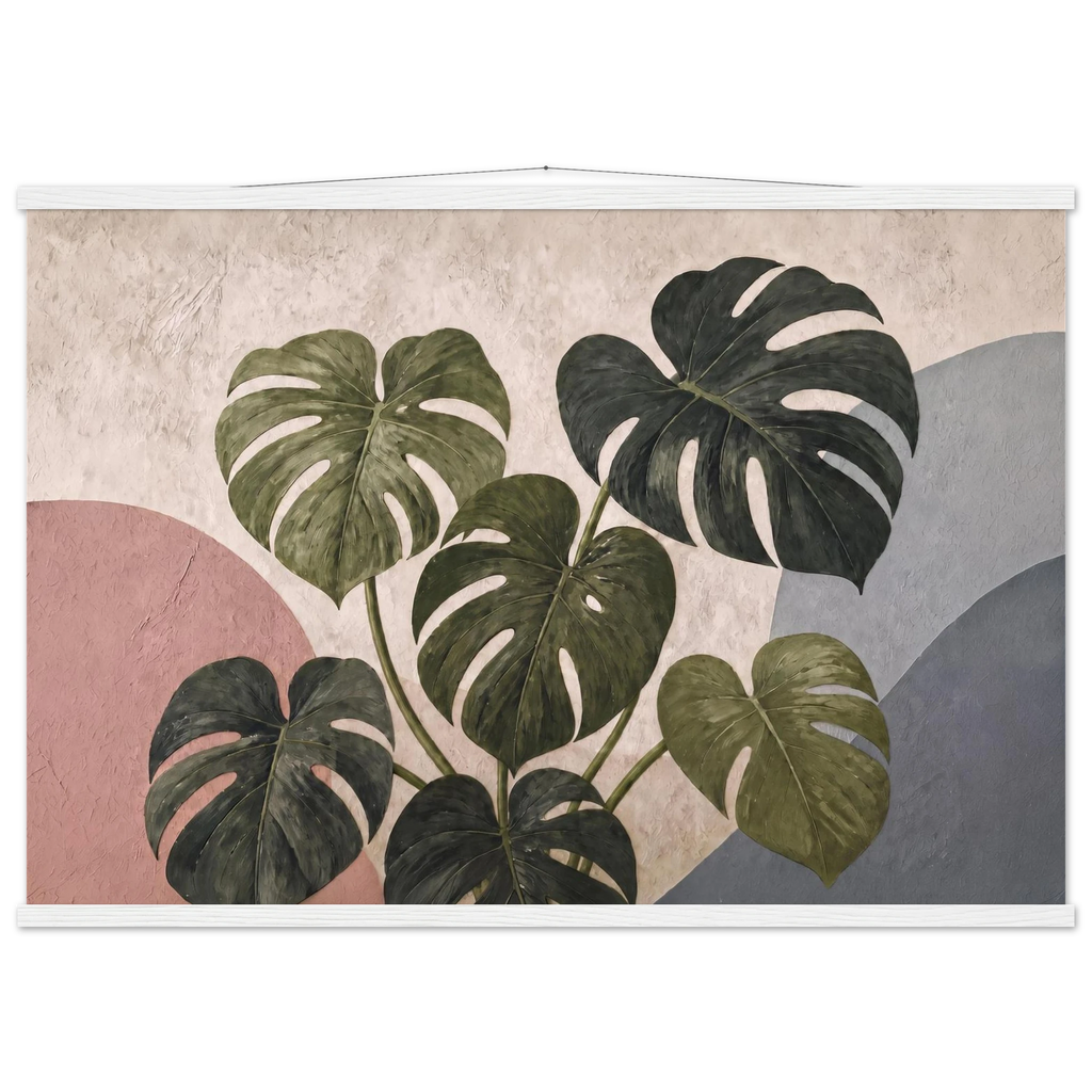 Monstera Sun: botanical and nature. Fine art poster by The Light Stays.