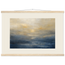 Golden Sea Mist: sea and coastal landscape. Fine art poster, alternate frame and size.