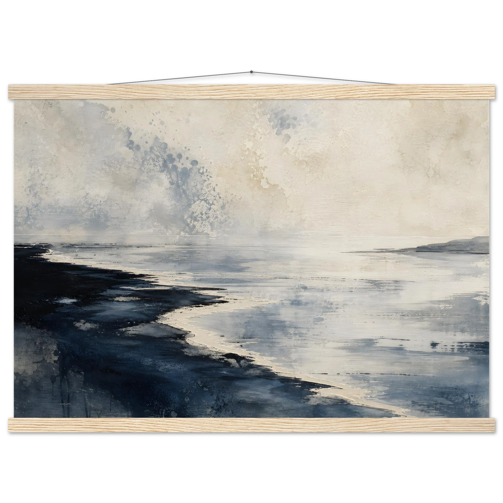 Tidal Ink: sea and coastal landscape. Fine art poster by The Light Stays.