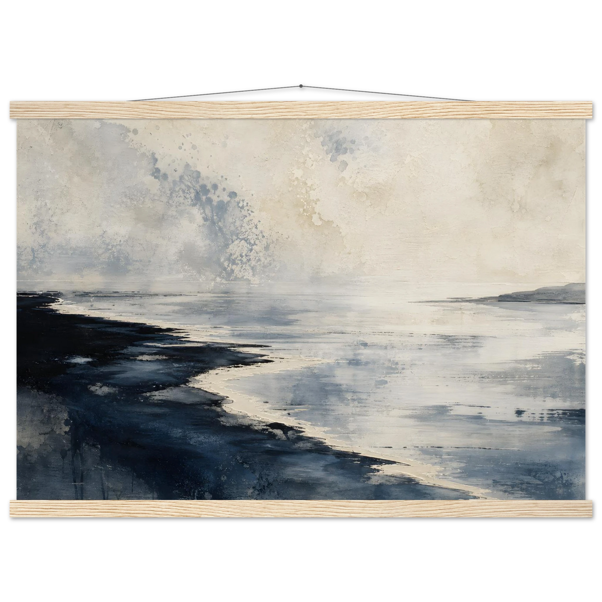 Tidal Ink: sea and coastal landscape. Fine art poster by The Light Stays.