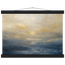Golden Sea Mist: sea and coastal landscape. Fine art poster, alternate frame and size.