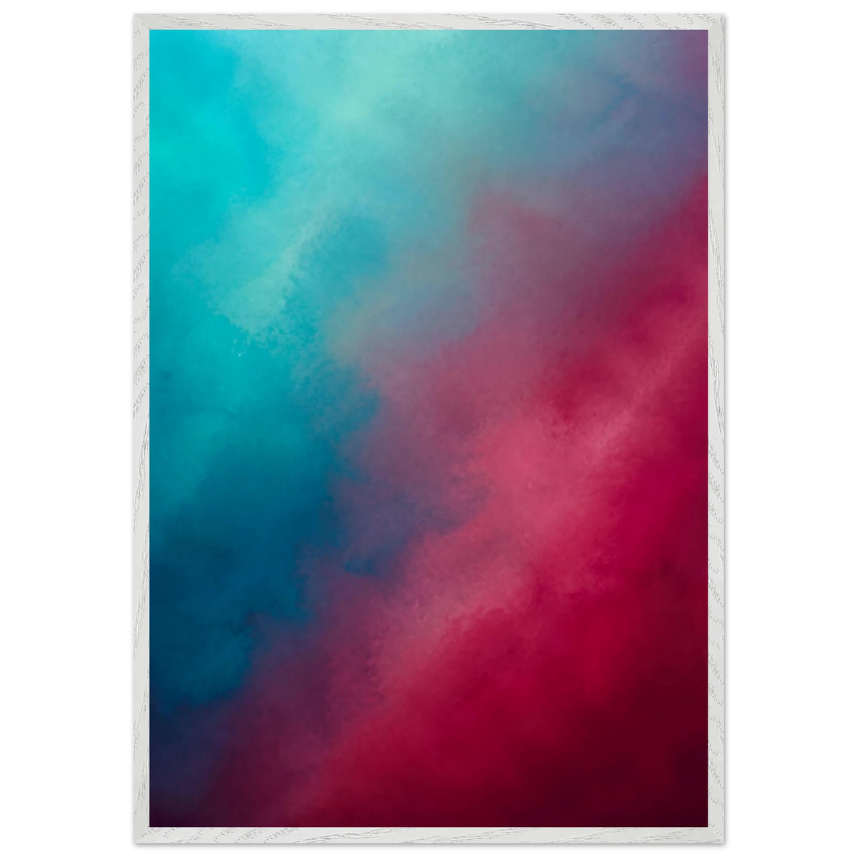Wine Hour: gradient, dusk and deep color. Framed fine art print by The Light Stays.