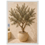 Olive Terrace, landscape and sun. Archival framed fine art print shown framed.