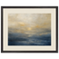 Golden Sea Mist, sea and coastal landscape. Archival framed fine art print shown framed.