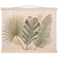 Three Leaves: botanical and nature. Fine art poster, alternate frame and size.