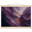 Violet Infinity: moon and night. Fine art poster by The Light Stays.