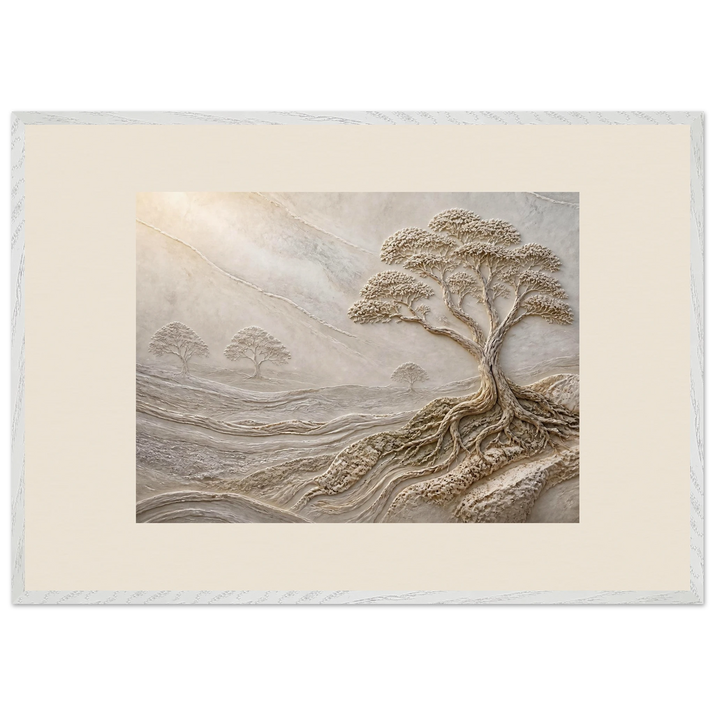 Old Growth: petra and herbarium. Museum-quality framed fine art print.