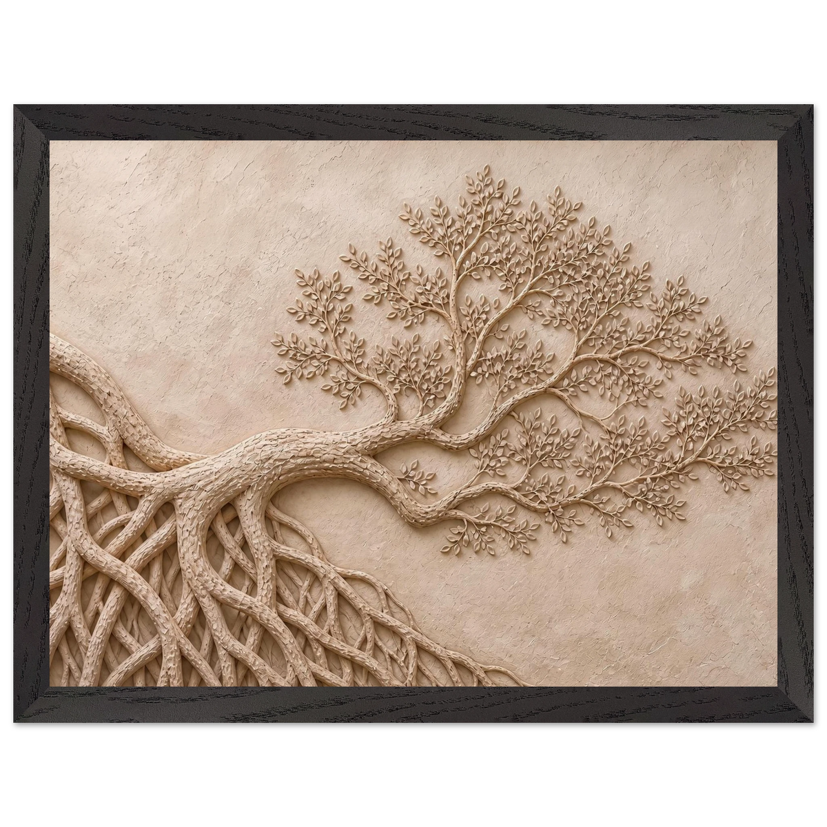 Root Lattice: petra and herbarium. Museum-quality framed fine art print.