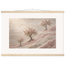 Blossom Terraces: flowers and botanical. Fine art poster, alternate frame and size.