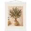 Olive Terrace: landscape and sun. Fine art poster, alternate frame and size.