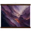 Violet Infinity: moon and night. Museum-quality fine art poster.