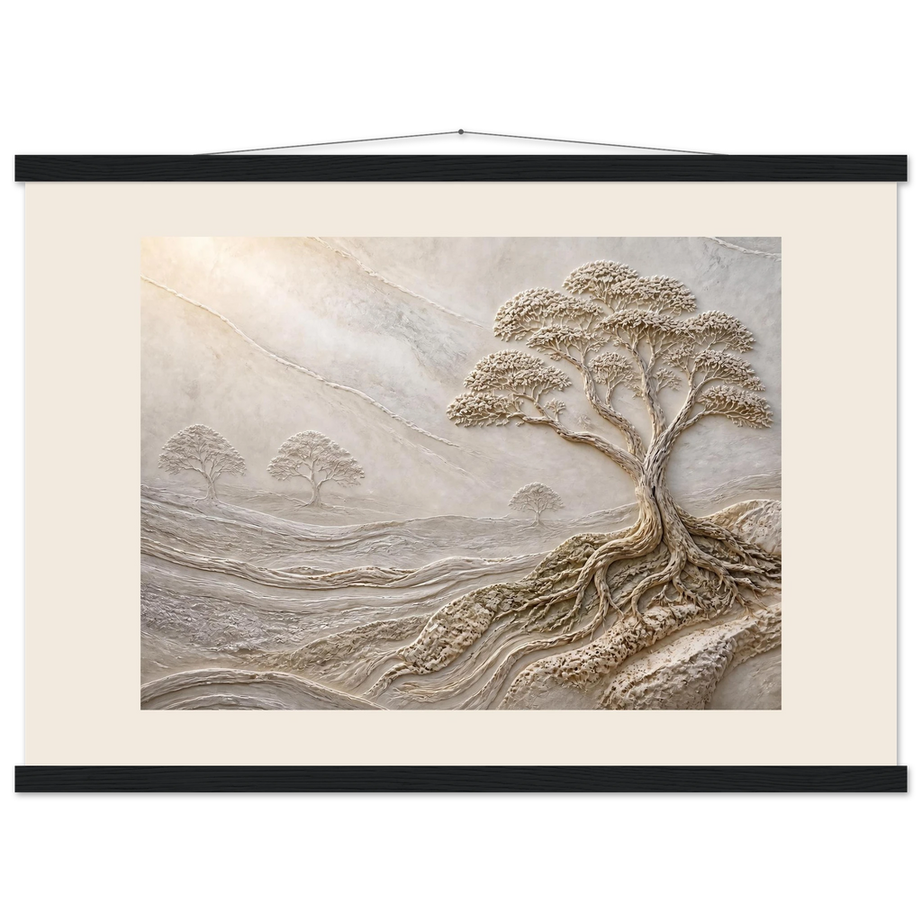 Old Growth: petra and herbarium. Museum-quality fine art poster.