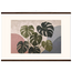 Monstera Sun, botanical and nature. Archival fine art poster shown framed.