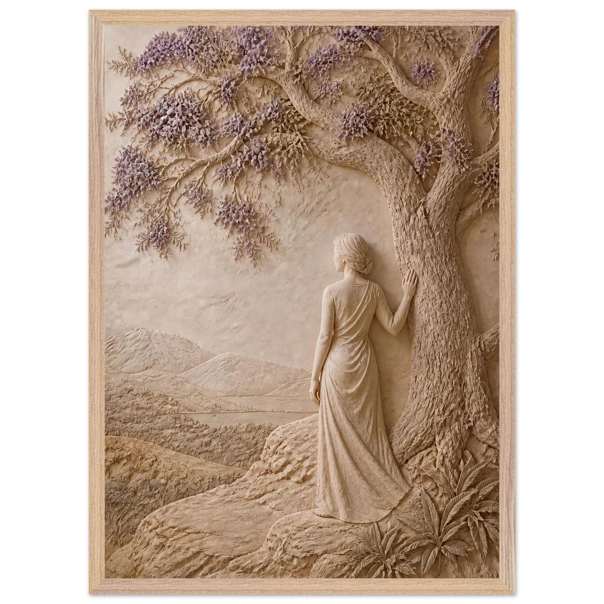 Old Friend, petra and herbarium. Archival framed fine art print shown framed.