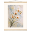Porcelain Orchid, flowers and botanical. Archival fine art poster shown framed.