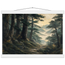 Cypress Passage: japanese art and japandi. Fine art poster by The Light Stays.