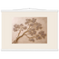Lilac Reach: flowers and botanical. Fine art poster, alternate frame and size.