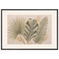 Three Leaves, botanical and nature. Archival framed fine art print shown framed.