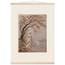 Spring Walk, impasto, lake and blossoming tree. Archival fine art poster shown framed.