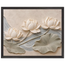 Lotus Current: flowers and botanical. Framed fine art print, alternate frame and size.