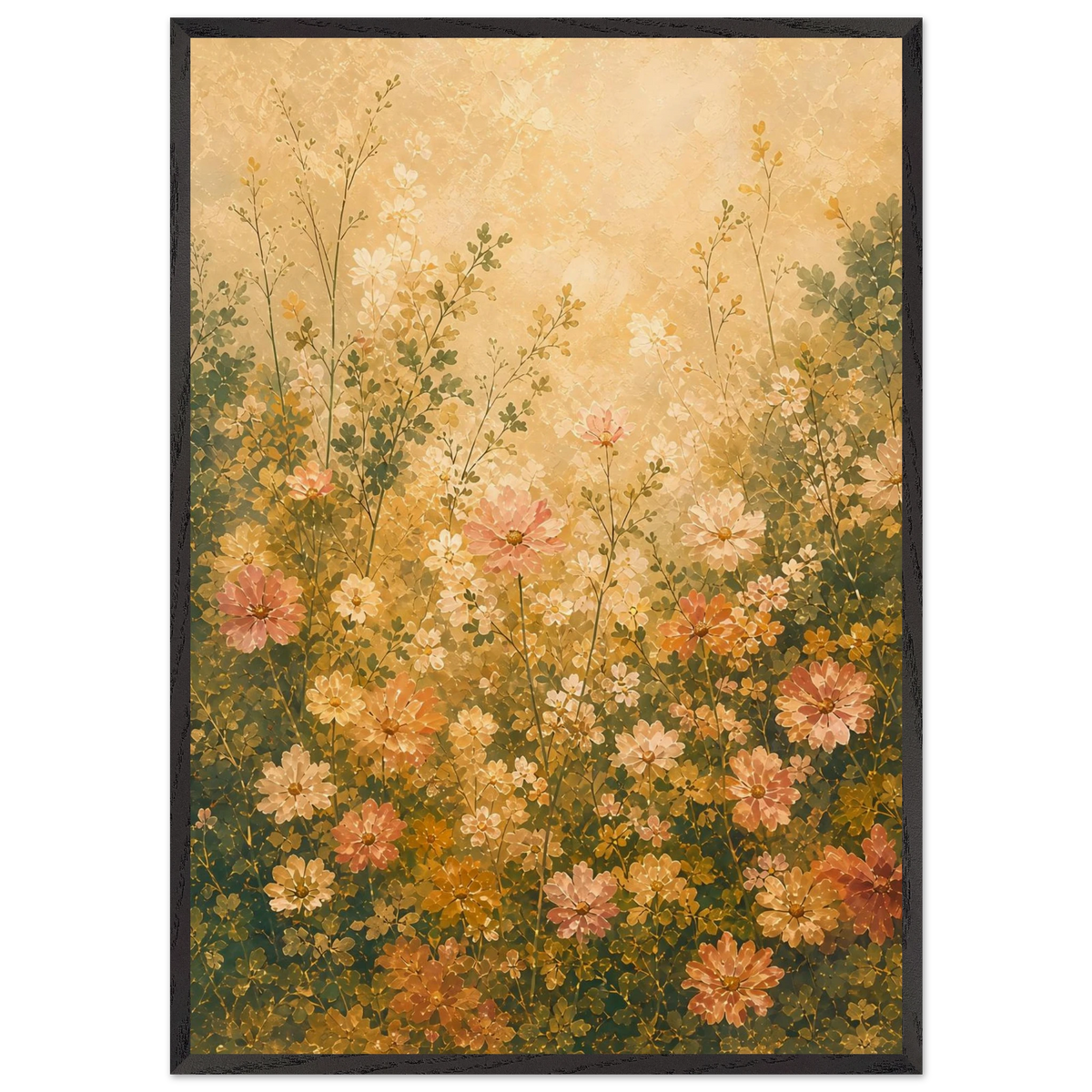 Petal Garden: flowers, botanical and abundance. Framed fine art print by The Light Stays.