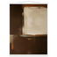 Terracotta Diptych, Panel II of II: two panels, terracotta and cream. Fine art poster by The Light Stays.