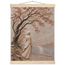 Spring Walk: impasto, lake and blossoming tree. Fine art poster by The Light Stays.