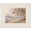 Cliffside Bloom, flowers and botanical. Archival framed fine art print shown framed.
