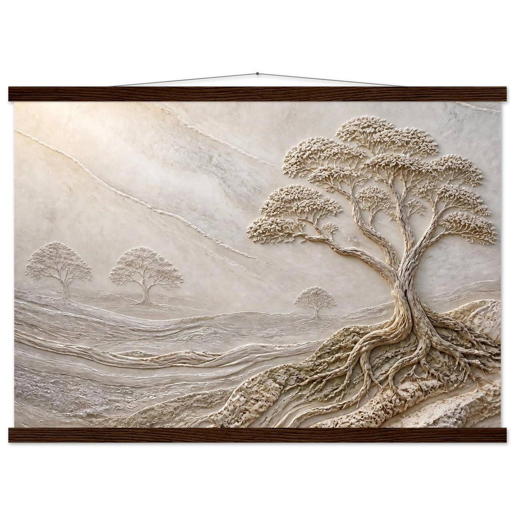 Old Growth: petra and herbarium. Museum-quality fine art poster.