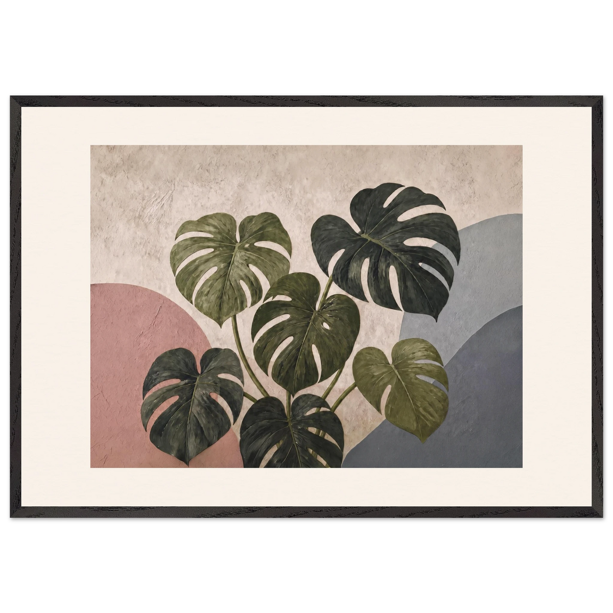 Monstera Sun: botanical and nature. Framed fine art print by The Light Stays.