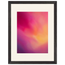 Magenta Plume: gradient, magenta and movement. Framed fine art print.