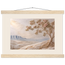 Cliffside Bloom: petra and flora. Fine art poster.
