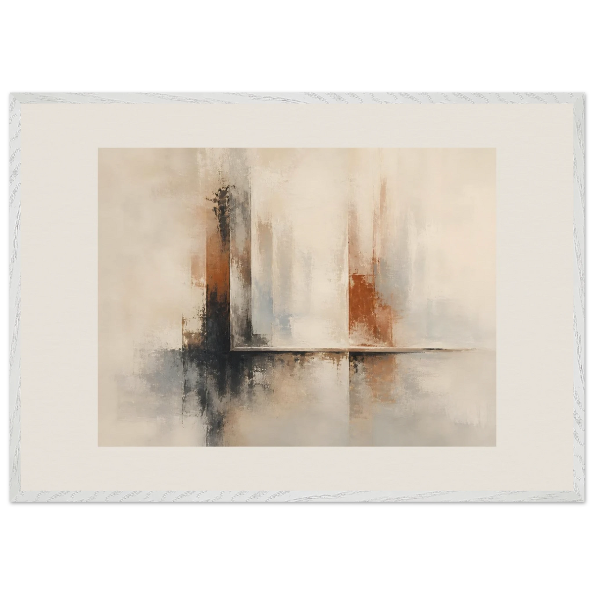 Mineral Threshold: architecture, geometry and rust. Framed fine art print by The Light Stays.